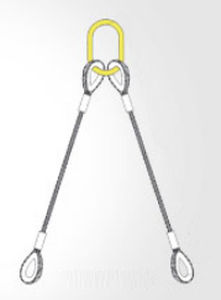 Wire rope sling - Gunnebo Industrier AB - steel