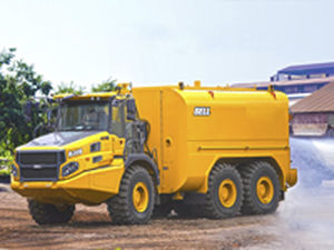 Water truck - Bell Equipment Co SA - 3-axle / for construction