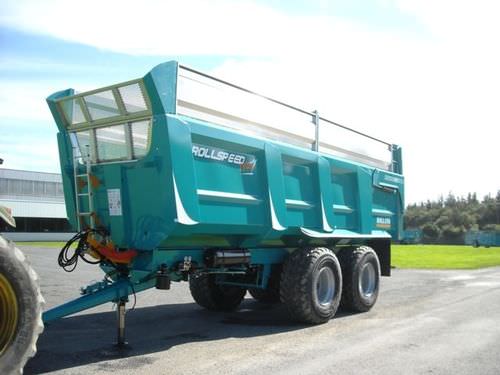 Dump trailer - ROLLSPEED 7840 - REMORQUES ROLLAND - tandem / towed / monocoque