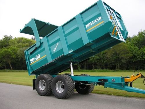 Dump trailer - TURBOCLASSIC 20-30 - REMORQUES ROLLAND - tandem / towed / monocoque
