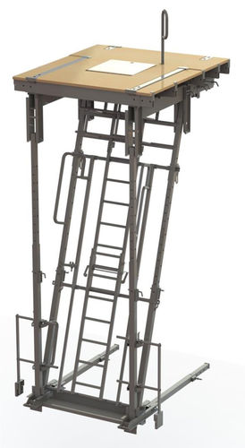 Elevator safety platform - PCA - Sateco
