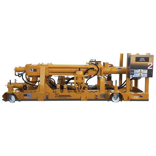 Mobile concrete pump - HSP - PUTZMEISTER - for construction / piston