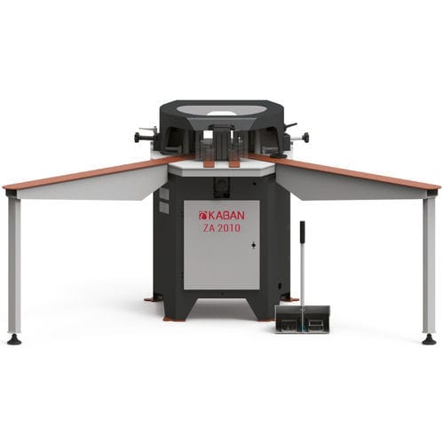 Aluminum profile corner crimping machine - ZA 2010 - KABAN MAKINA SANAYI VE TIC. LTD. STI - semi-automatic / hydro-pneumatic / foot-operated