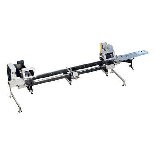 Aluminum double-head miter saw - AC 2050 - KABAN MAKINA SANAYI VE TIC. LTD. STI - for profiles / CNC / automatic
