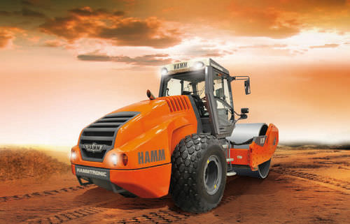 Single-cylinder road roller - 23 250 kg | H 20i - HAMM AG - vibrating / articulated