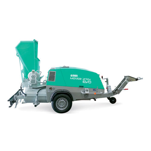 Semi-trailer mounted floor-screed conveyor - MOVER 270D EVO - IMER International SPA