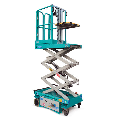 Self-propelled scissor lift platform - EASY UP 5 PICKING - IMER ...