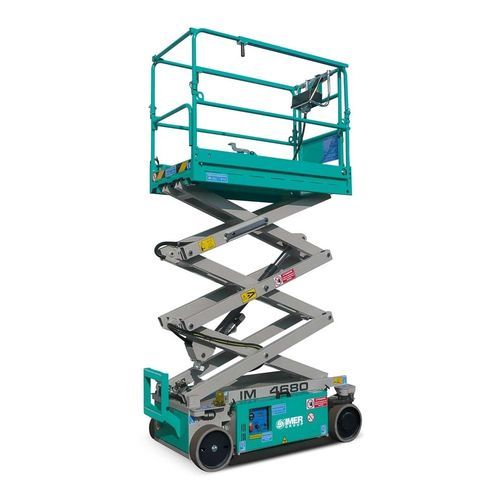 Self-propelled scissor lift platform - IM 80 series - IMER International SPA - electric / indoor/outdoor