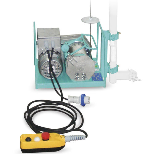 Electric winch - AP150 - IMER International SPA - wire rope / lifting