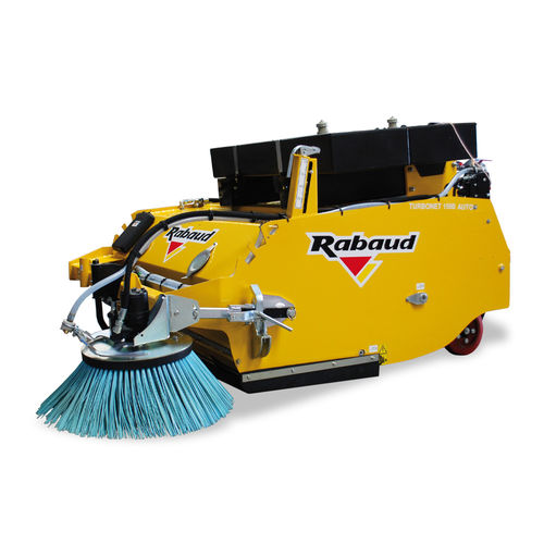 Forklift truck sweeper - TURBONET 1500 AUTONOME - RABAUD - autonomous / hydraulic motor / compact