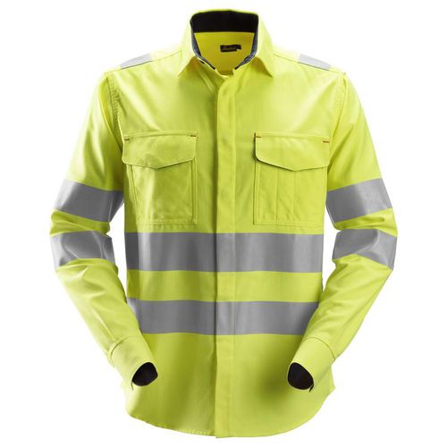 Work shirt - 8562 - Snickers Workwear AB - anti-static / high-visibility / cotton