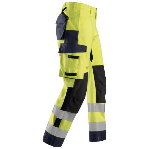 Work pants - 6563 - Snickers Workwear AB - high-visibility / waterproof / chemical protection