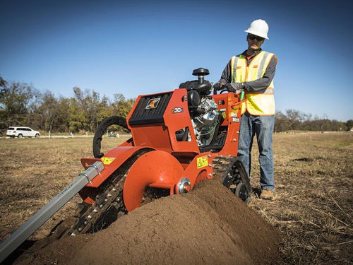Chain trencher - C30X  - The Charles Machine Works, Inc - crawler / walk-behind