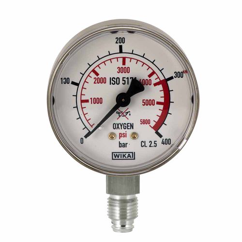 Analog pressure gauge Q6030210CR OXYTURBO SRL threaded / analog