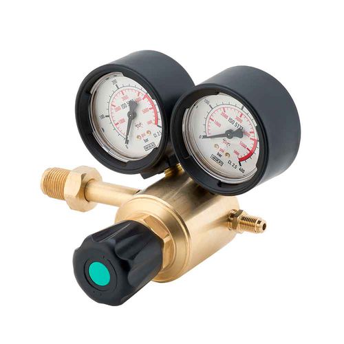 Gas pressure regulator and reducer - MEGA HP200 - OXYTURBO SPA - brass / industrial / cylinder