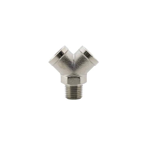 Gas fitting - C series - OXYTURBO SPA - threaded / straight / Y
