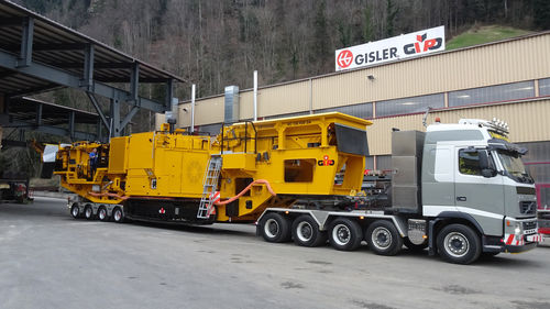 Machine semi-trailer - GIPO AG - 3-axle / 2-axle / 4-axle