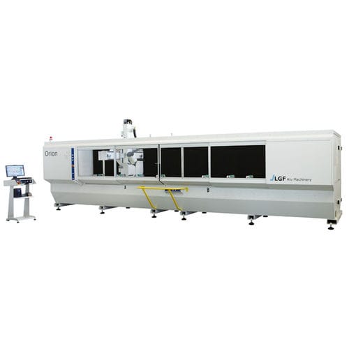 4-axis CNC machining center - ORION - LGF MACCHINE SRL - with swiveling spindle / for PVC / for aluminum