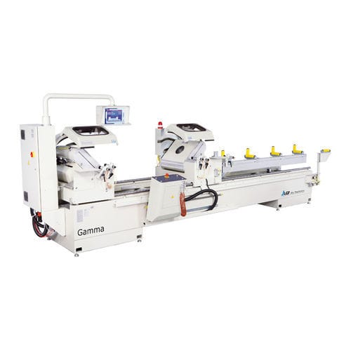 PVC double-miter saw - GAMMA SWING DIGIT PLUS - LGF MACCHINE SRL - for profiles / with integrated positioner