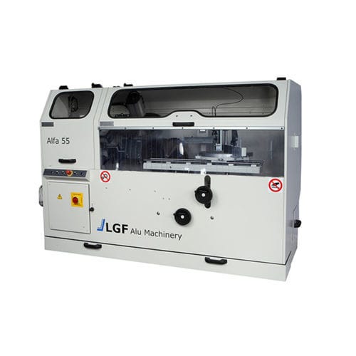 90° fixed angle notching machine - ALFA 55 - LGF MACCHINE SRL - pneumatic