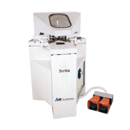 Cable corner crimping machine - SCRIBA - LGF MACCHINE SRL - semi-automatic / pneumatic / foot-operated