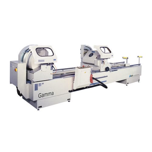 Double-miter saw - GAMMA MX SPECIAL - LGF MACCHINE SRL - cut-off / for aluminum / for bars