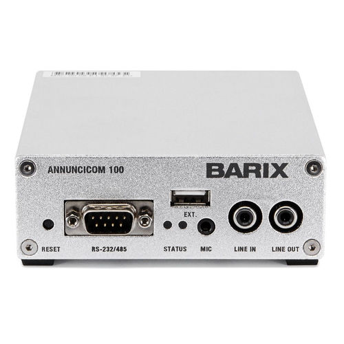 Audio intercom system - Annuncicom 100 - Barix - IP