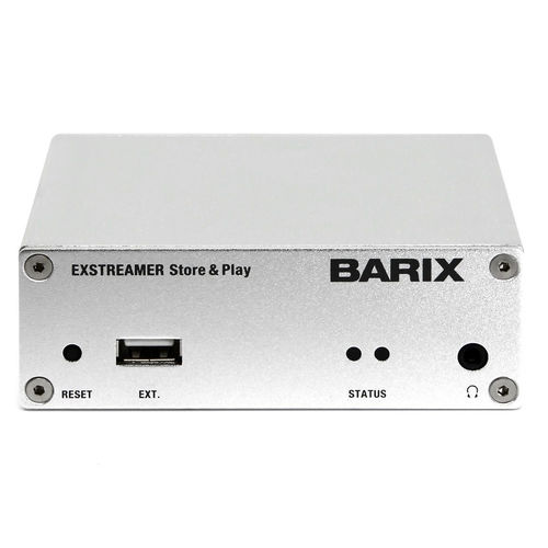 IP decoder - EXSTREAMER STORE&PLAY - Barix - audio