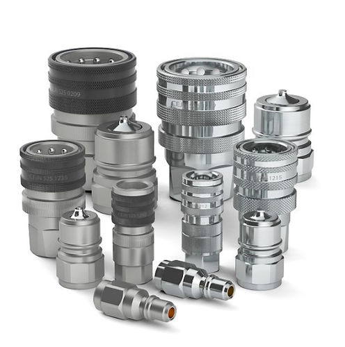 Hydraulic fitting - 10525 - CEJN - quick / stainless steel / steel