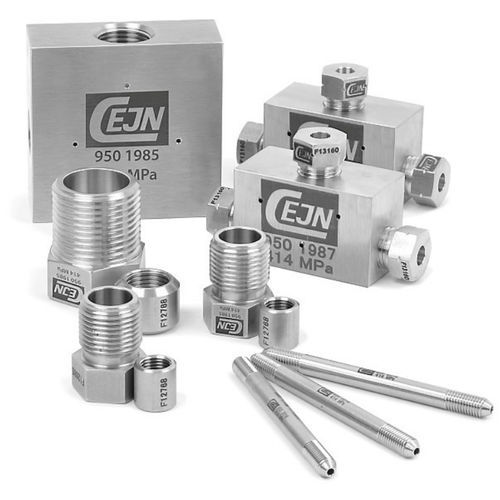 Test hydraulic adapter - 1995019 series - CEJN - threaded / stainless steel / conical