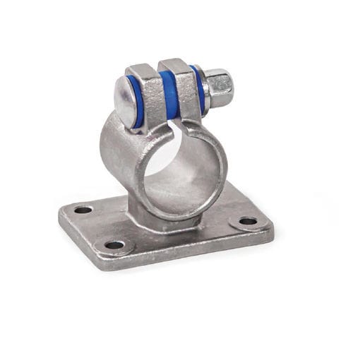 Round tube connector FE Inocon GmbH stainless steel / adjustable