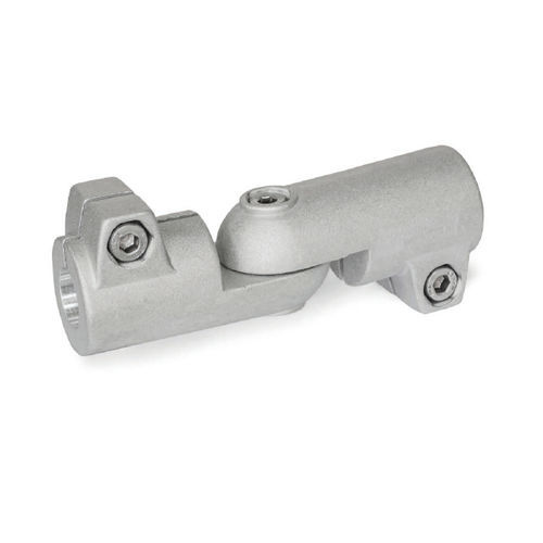 Round tube connector - GST series - Inocon GmbH - articulated / cast aluminum / adjustable