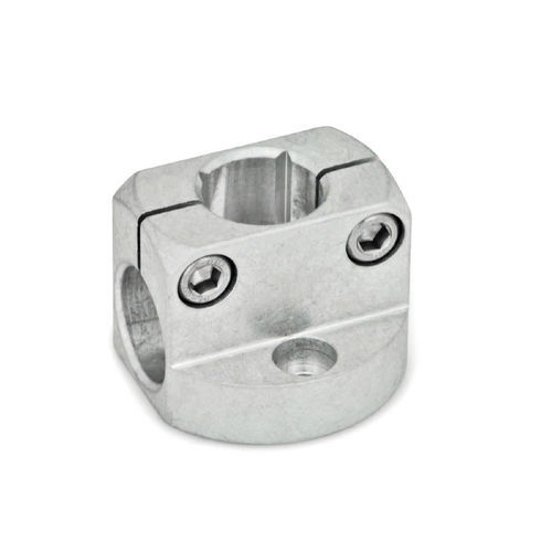Round tube connector BG Inocon GmbH square / aluminum / adjustable
