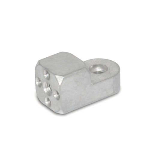 Round tube connector - LGA series - Inocon GmbH - 45° angle / aluminum / adjustable
