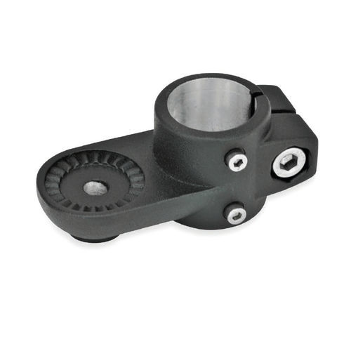 Round tube connector - LSP.E series - Inocon GmbH - aluminum / adjustable / swivel bearing