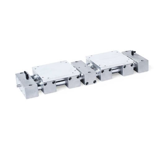 Double-tube linear axis - PD3D series  - Inocon GmbH - manual / aluminum / precision