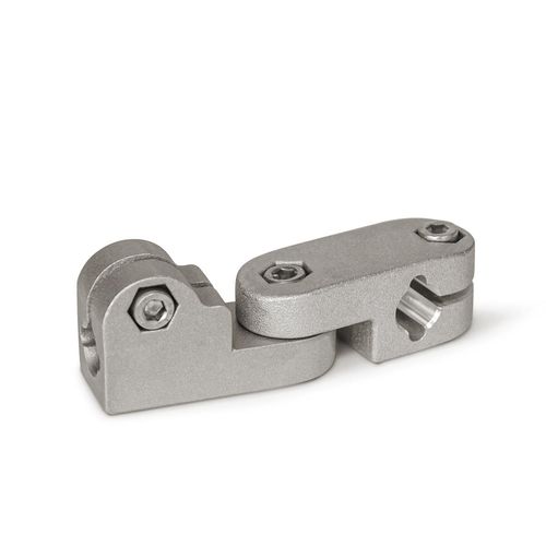Round tube connector - GKQ series - Inocon GmbH - articulated / stainless steel / adjustable
