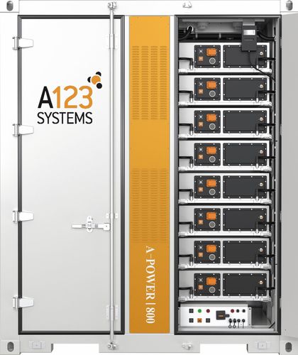 Lithium iron phosphate energy storage system - A-Power I 800 - a123systems - containerized
