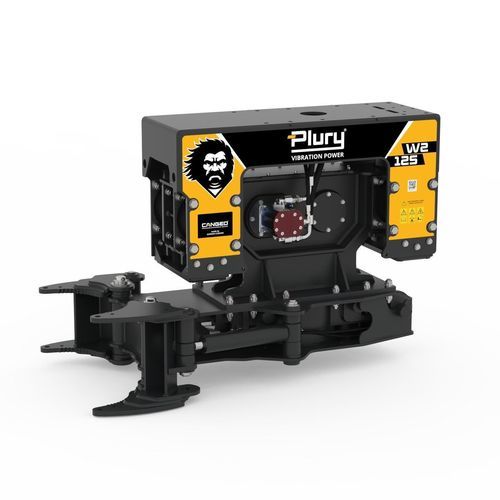 pile driver with grapple clamp - Malaguti srl