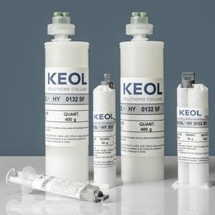 Hybrid adhesive - KEOL-0124-SR - KEOL - for metal / glass / single-component