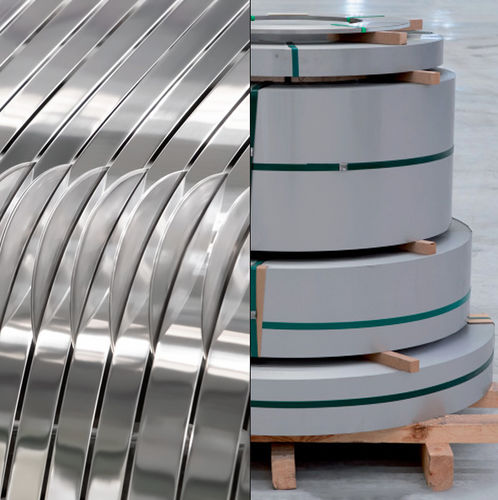 Stainless steel ribbon - X7CrNiAl17-7 2) EN 10088-2 - VINCO - for general purposes