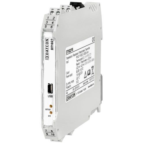 DIN rail mount temperature transmitter - DT1022  - Datcon Industrial Electronics Ltd. - thermocouple / Pt100 / Pt1000