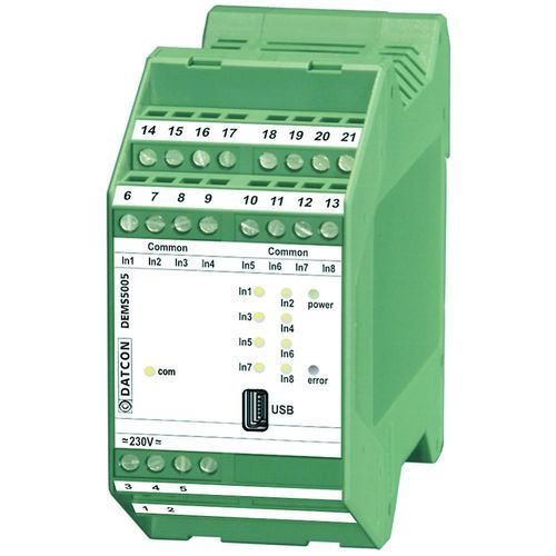 Pulse counter - DEMS5005 - Datcon Industrial Electronics Ltd. - industrial / RS485 / Modbus