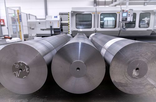 Corrugated carton roller - BHS - steel / tungsten carbide / precision