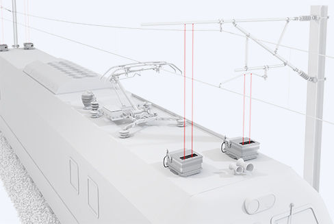 Position measuring system - Mermec - distance / laser / continuous