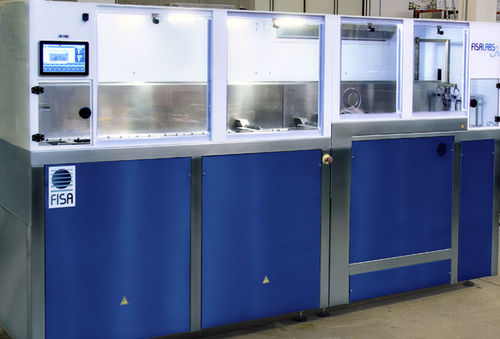 Compact cleaning machine - FISALABS One - Fisa North America - ultrasonic / for ophthalmic lenses / for coating