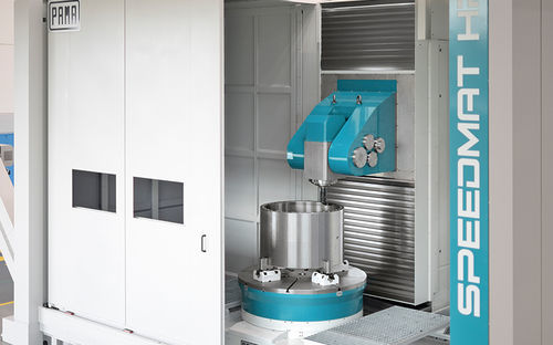 5-axis machining center - SPEEDMAT HP - PAMA SpA - with swiveling spindle / traveling-column / with moving table