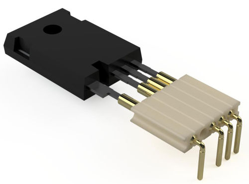 Integrated circuit socket - PDSA-NB195-S0504-RA - JC CHERRY INC. - for power transistor