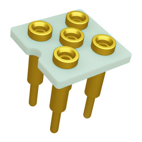 Printed circuit board relay socket - FSE1A-5P - JC CHERRY INC.