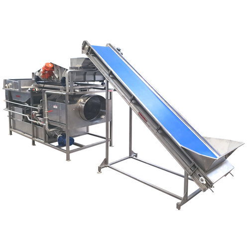 Corn food cleaning machine - TABANLI MAKINA SAN VE TIC LTD STI - drum / vibrating / spraying